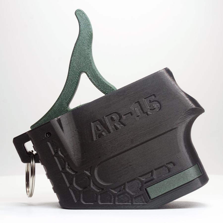 AR-15 Speed Loader - Trident Apex Black & Army Green - With Keyring