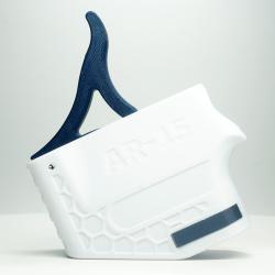 Trident Apex AR-15 Speed Loader - White & Navy Blue