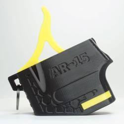 Trident Apex AR-15 Speed Loader - Black & Yellow - With keyring